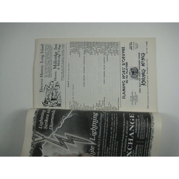 Gypsy Westbury Music Fair Program 1975 Angela Lansbury Robbins Julie Styne - Picture 4 of 7